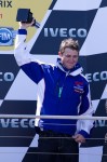 -
Nick on the podium in his debut Superbike race